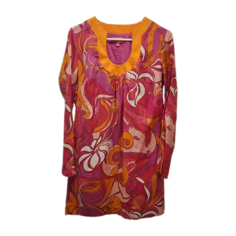 Vtg Banana Republic Trina Turk Collection Summer 2012 Bonita Tunic Dress Sz 6